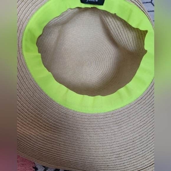 J.CREW WIDE BRIM PAPER STRAW HAT - Picture 8 of 11